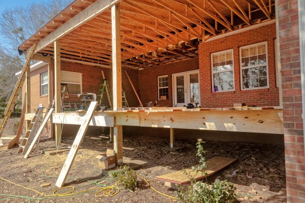 Porch Columns Installation in Alexandria