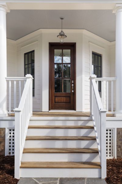 Stoop Railing Installation in Alexandria