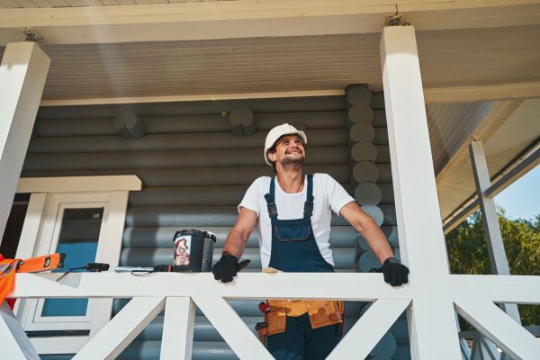 Porch Ceiling Construction in Alexandria