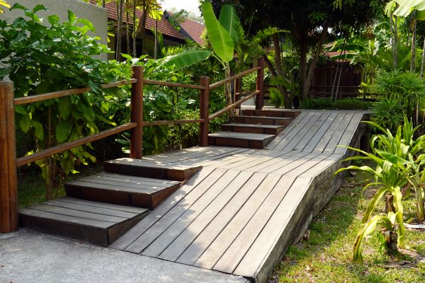 Wood Ramp Installation in Alexandria